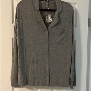 SKIMS Charcoal Women's Pajama Top